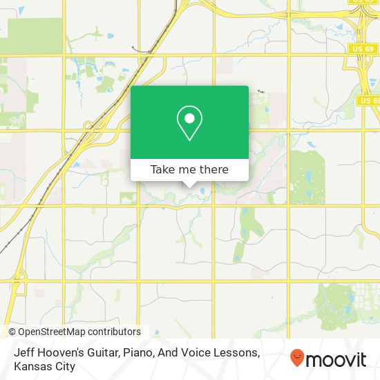 Jeff Hooven's Guitar, Piano, And Voice Lessons map