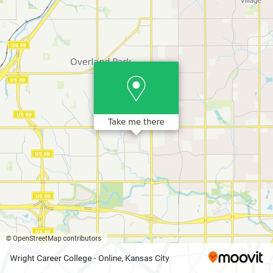 Wright Career College - Online map