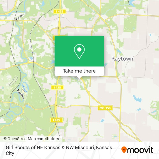 Mapa de Girl Scouts of NE Kansas & NW Missouri