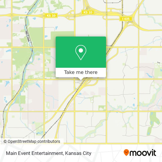 Main Event Entertainment map