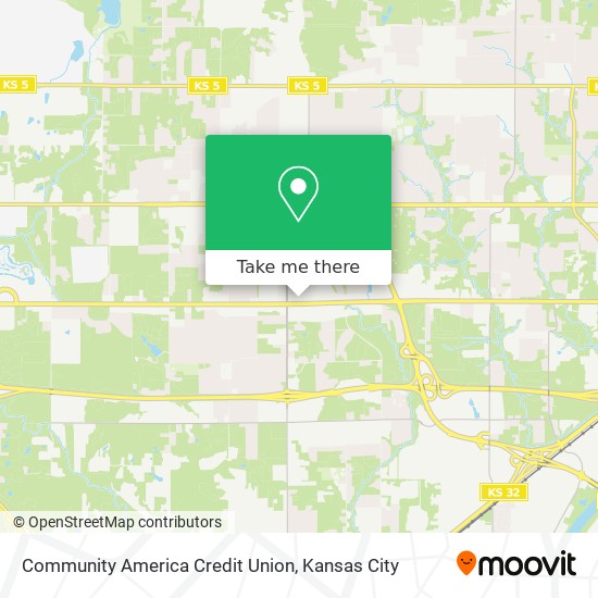 Mapa de Community America Credit Union