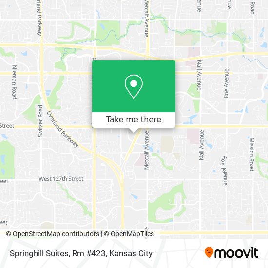Springhill Suites, Rm #423 map