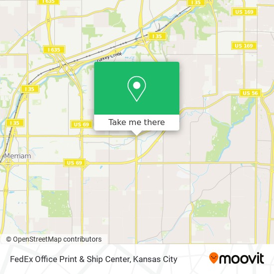 Mapa de FedEx Office Print & Ship Center