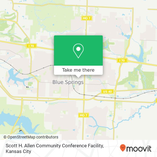 Scott H. Allen Community Conference Facility map