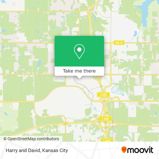 Harry and David map