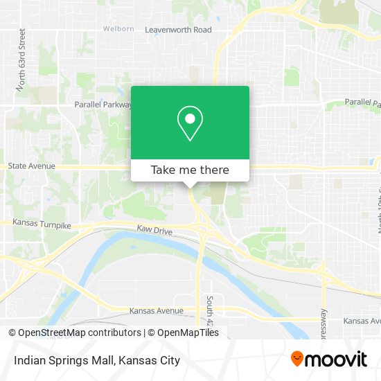 Mapa de Indian Springs Mall
