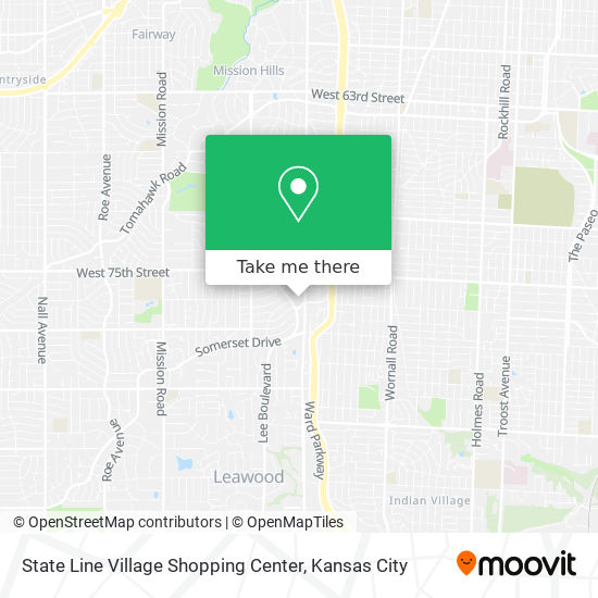 Mapa de State Line Village Shopping Center
