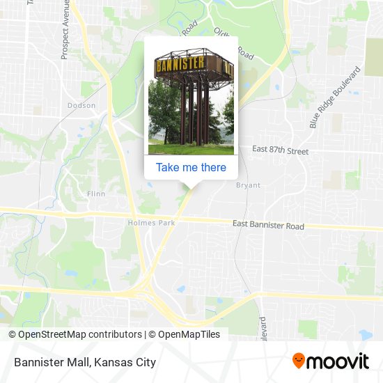 Mapa de Bannister Mall