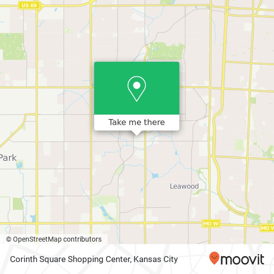 Corinth Square Shopping Center map