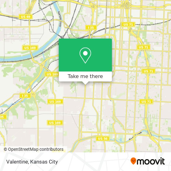 Mapa de Valentine