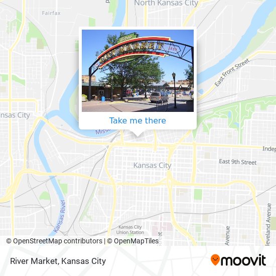 River Market map