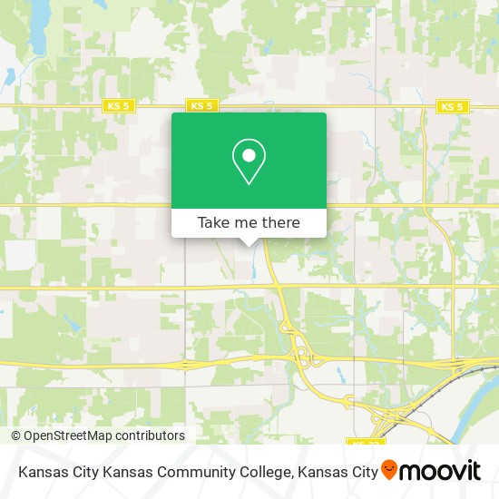 Mapa de Kansas City Kansas Community College
