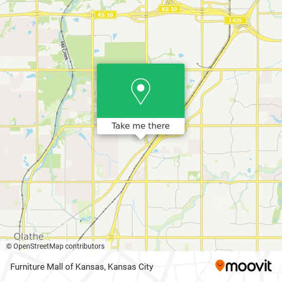 Furniture Mall of  Kansas map