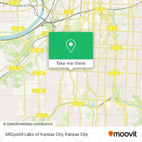 ARCpoint Labs of Kansas City map