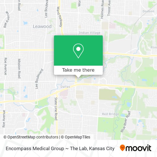 Mapa de Encompass Medical Group ~ The Lab