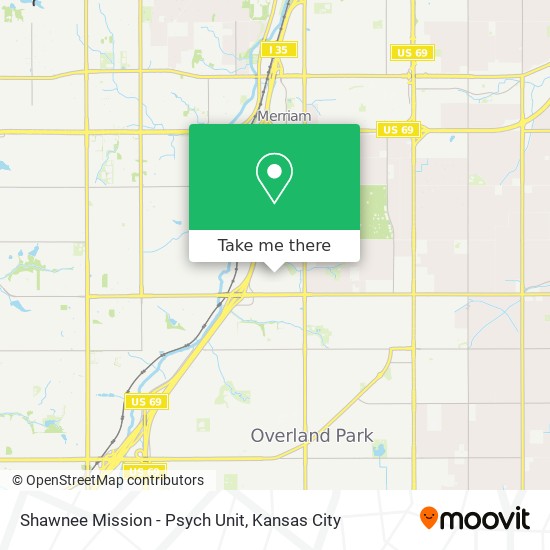 Mapa de Shawnee Mission - Psych Unit