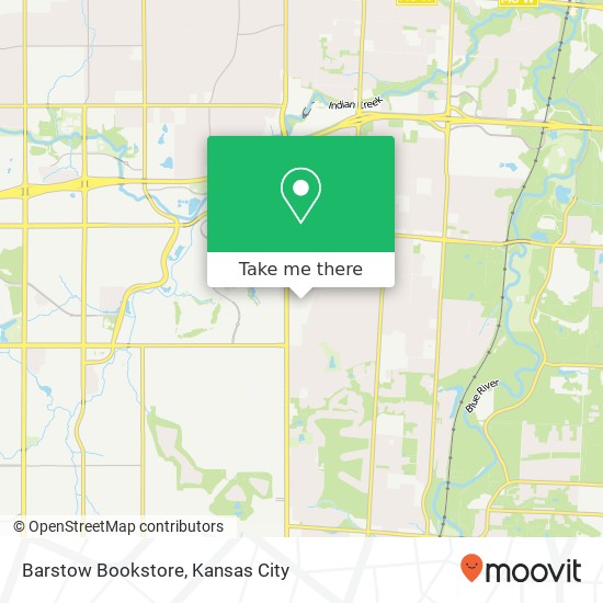 Barstow Bookstore map