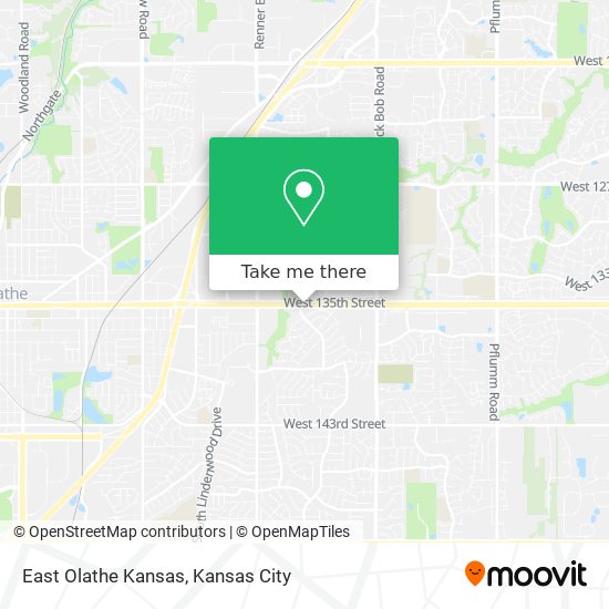 Mapa de East Olathe Kansas