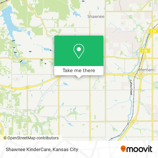 Shawnee KinderCare map