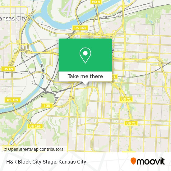 H&R Block City Stage map