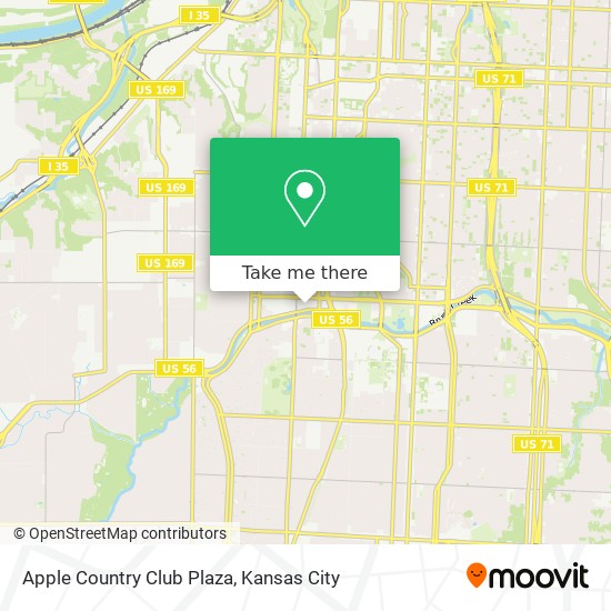 Apple Country Club Plaza map