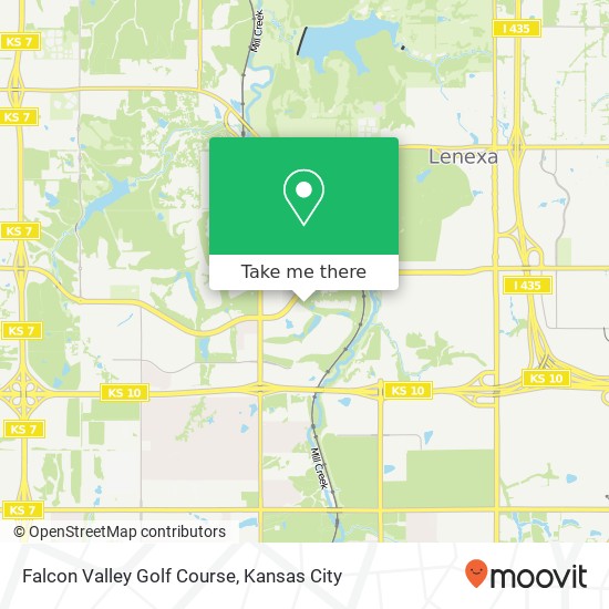 Falcon Valley Golf Course map