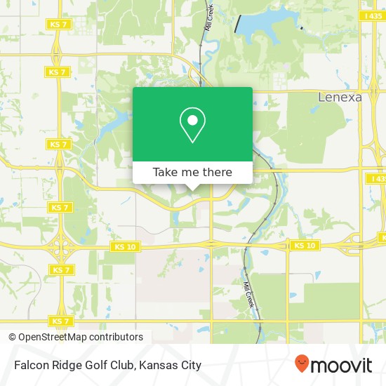 Falcon Ridge Golf Club map