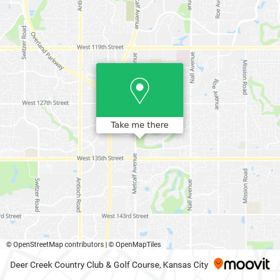 Mapa de Deer Creek Country Club & Golf Course