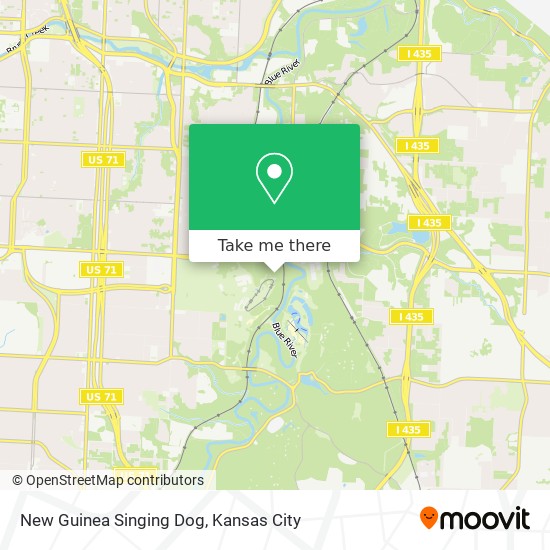 Mapa de New Guinea Singing Dog