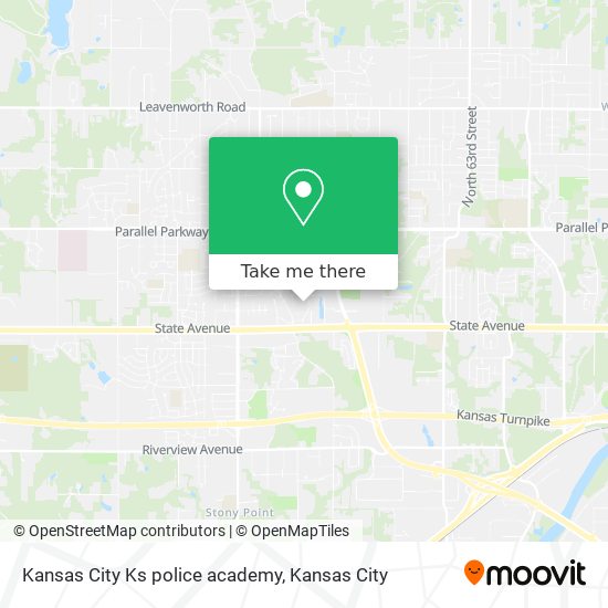 Kansas City Ks police academy map