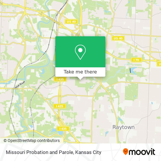 Missouri Probation and Parole map