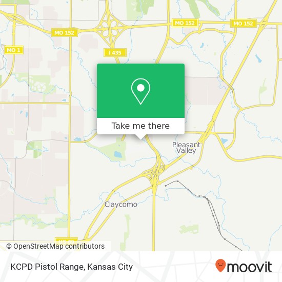 KCPD Pistol Range map