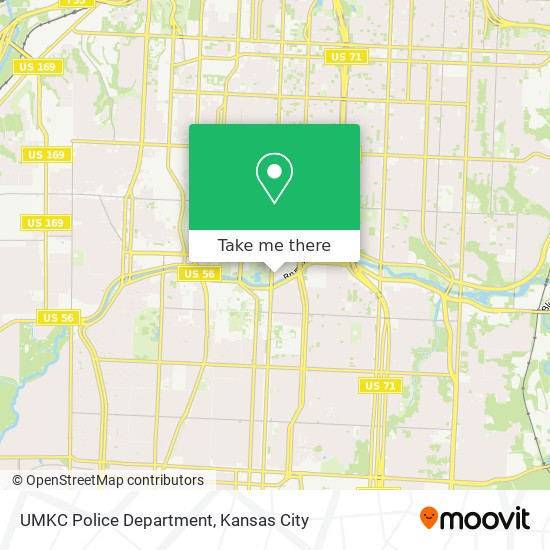 Mapa de UMKC Police Department