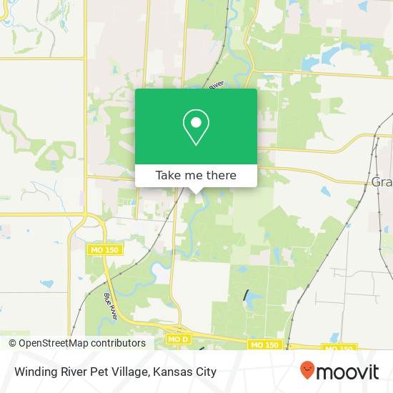 Winding River Pet Village map