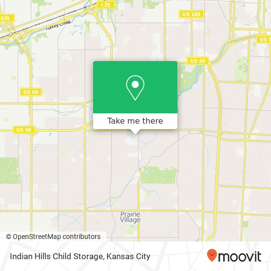 Mapa de Indian Hills Child Storage