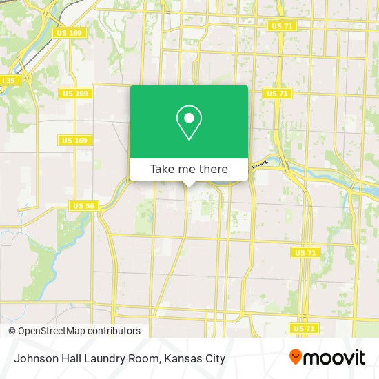 Mapa de Johnson Hall Laundry Room