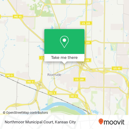 Northmoor Municipal Court map