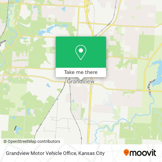 Grandview Motor Vehicle Office map