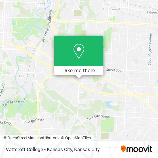 Mapa de Vatterott College - Kansas City