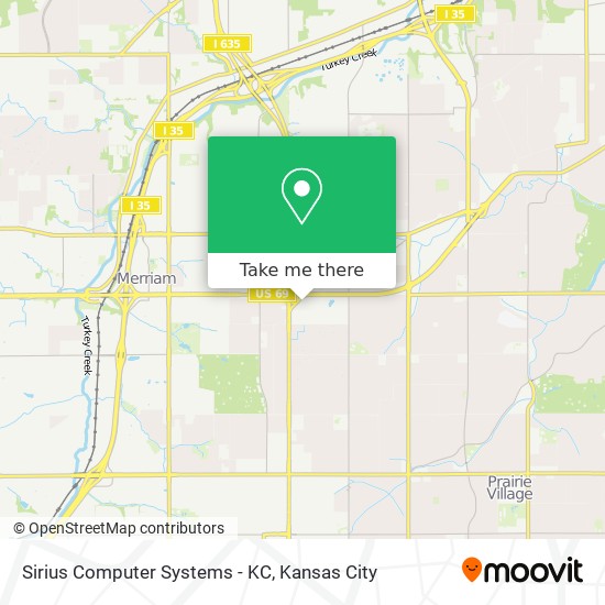 Mapa de Sirius Computer Systems - KC