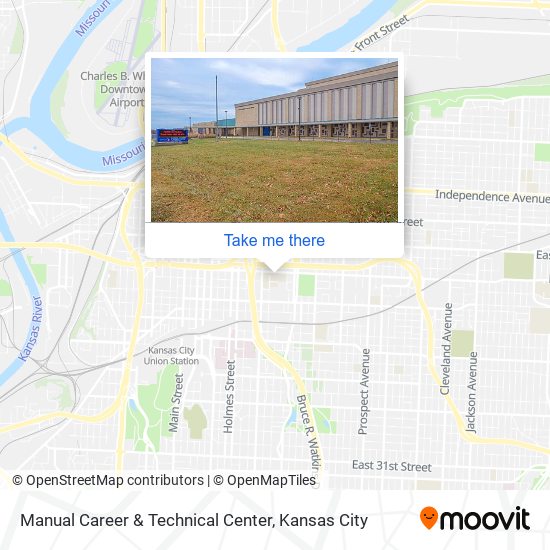 Manual Career & Technical Center map