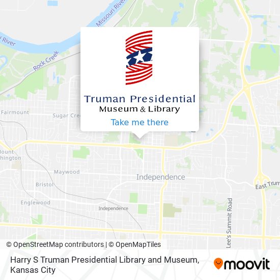 Harry S Truman Presidential Library and Museum map