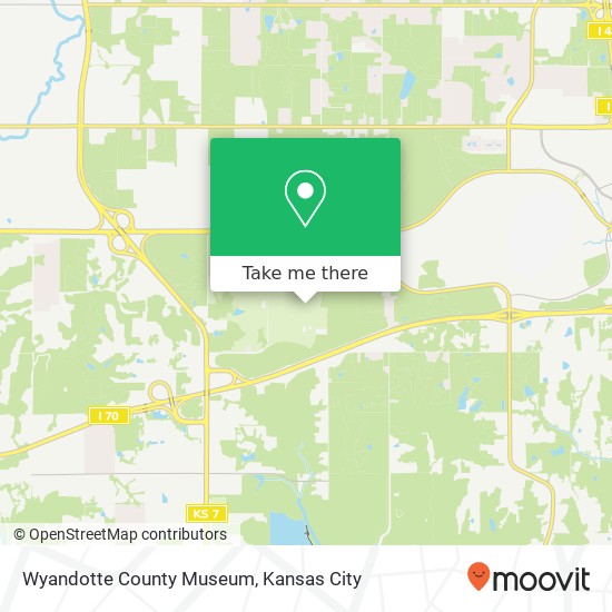 Wyandotte County Museum map