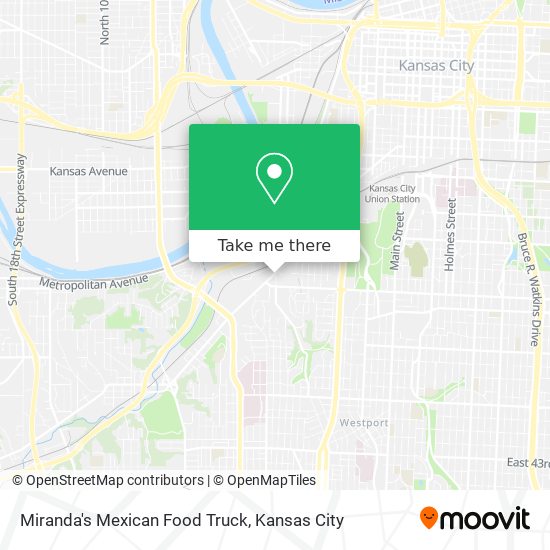 Miranda's Mexican Food Truck map