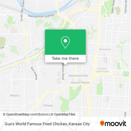 Mapa de Gus's World Famous Fried Chicken
