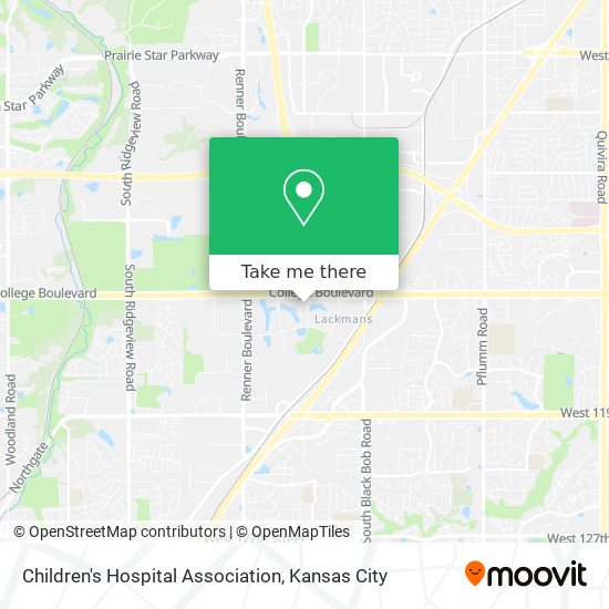 Children's Hospital Association map