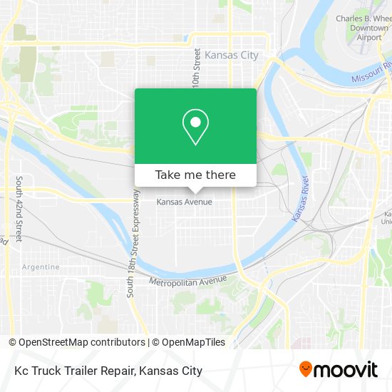 Mapa de Kc Truck Trailer Repair