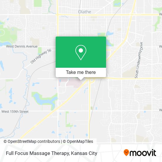 Full Focus Massage Therapy map