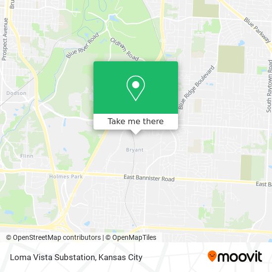 Loma Vista Substation map