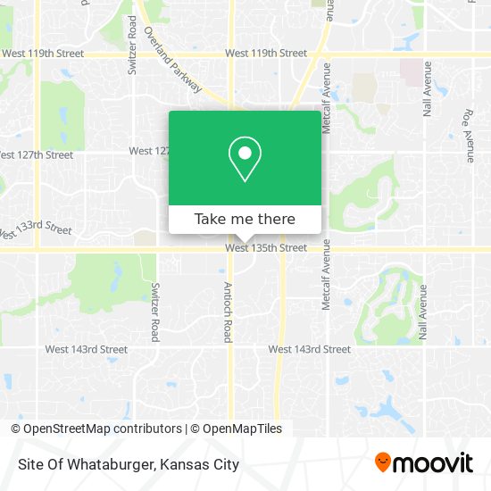 Site Of Whataburger map